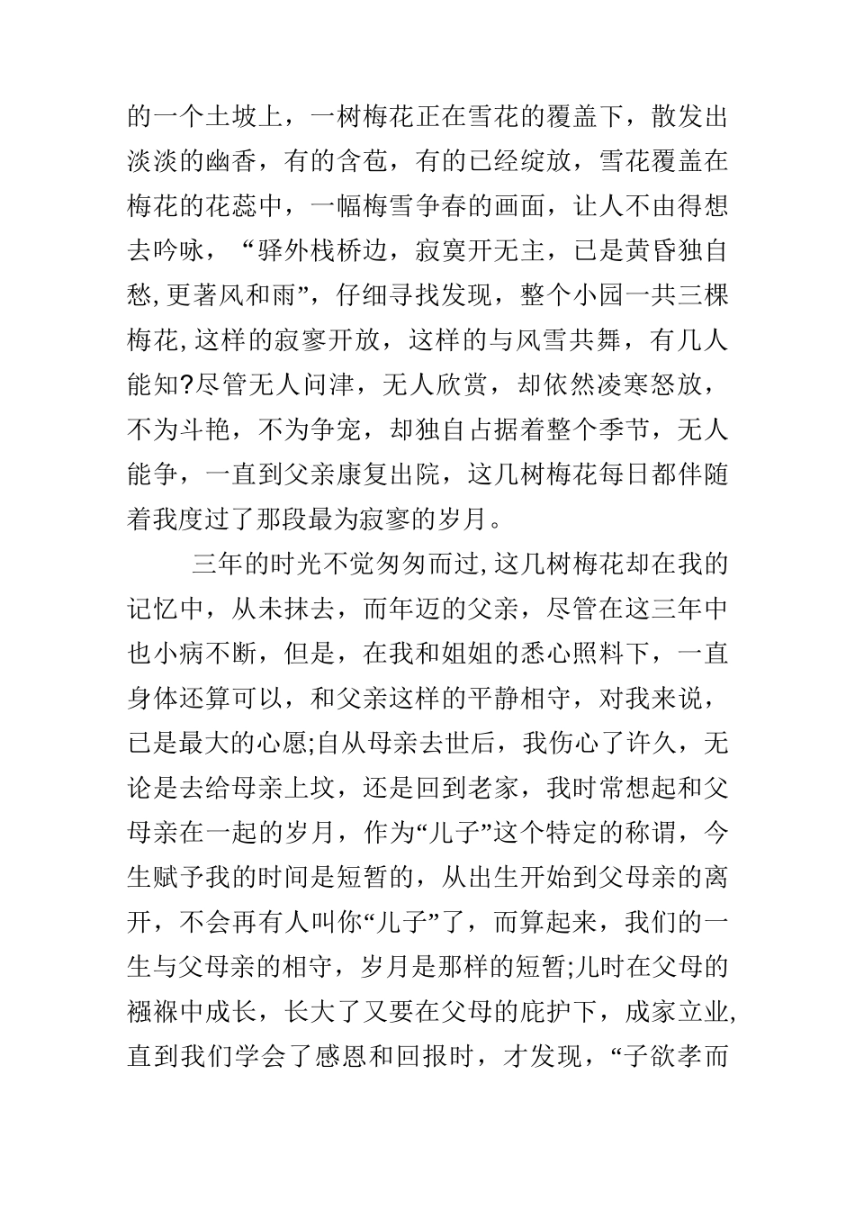 描写梅花的散文_第3页