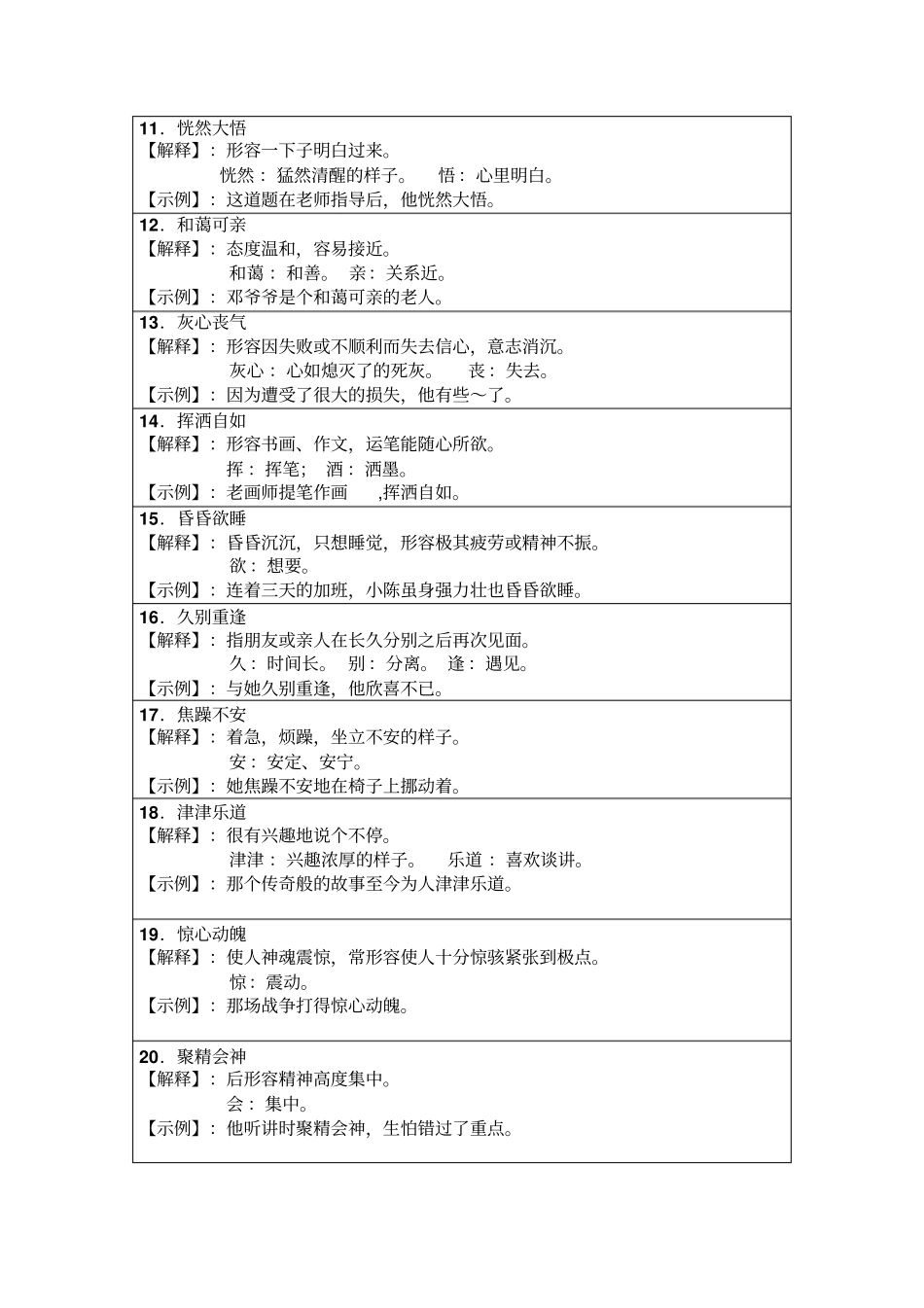 六年级成语积累_第2页