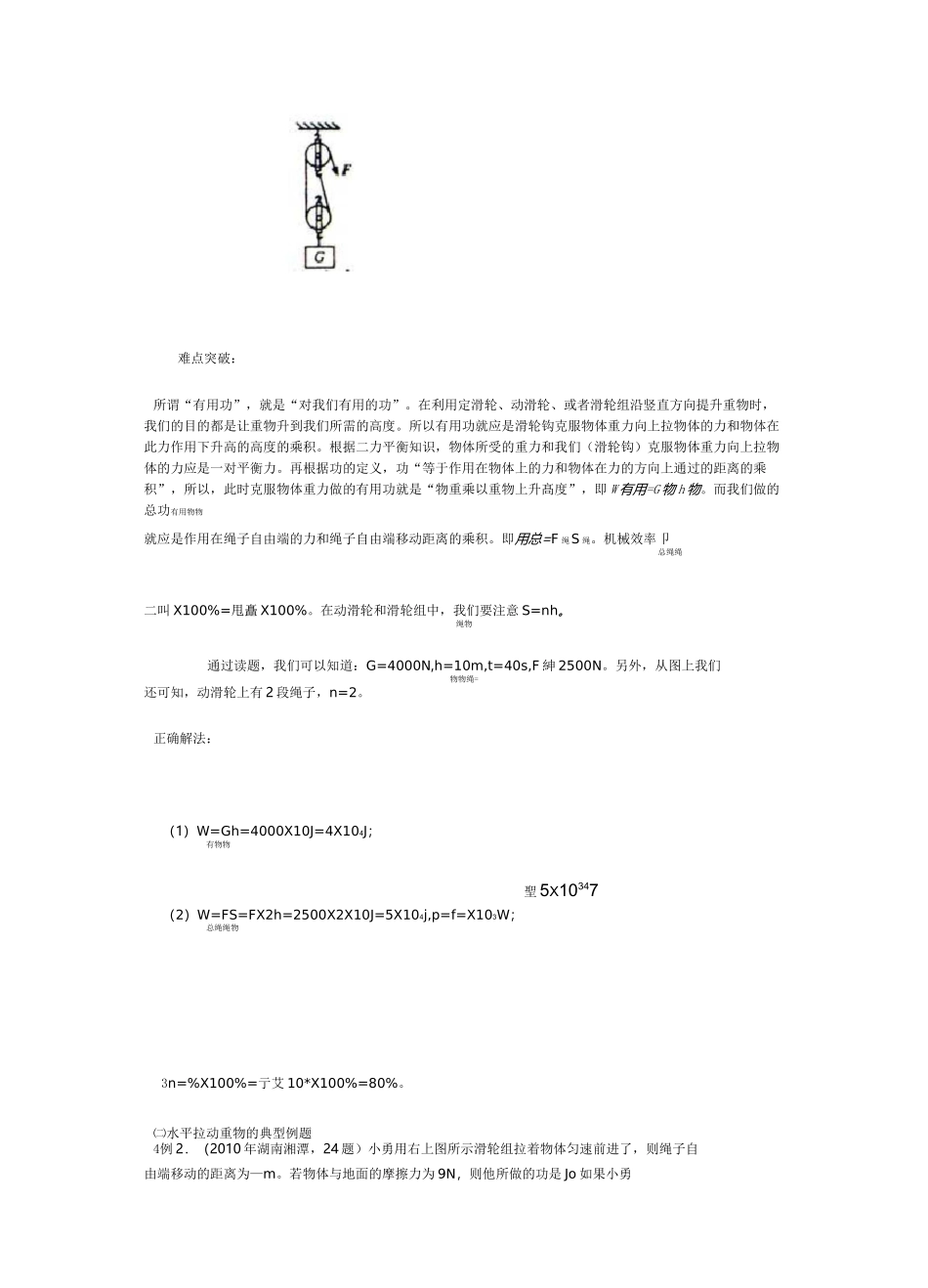 机械效率的典型例题_第2页
