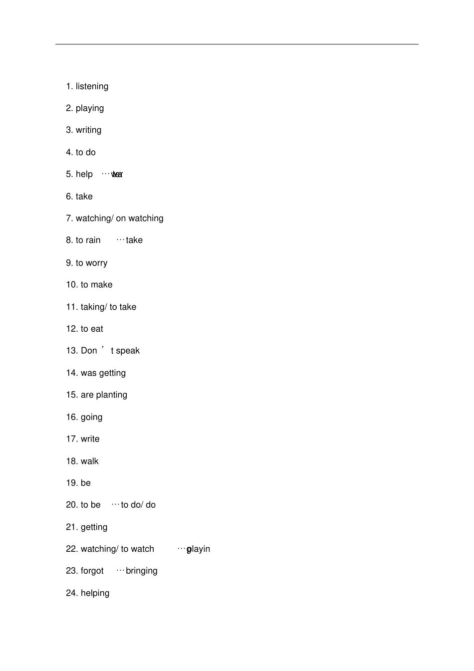 六年级英语下册试题-动词填空专项外研版三起含答案_第3页