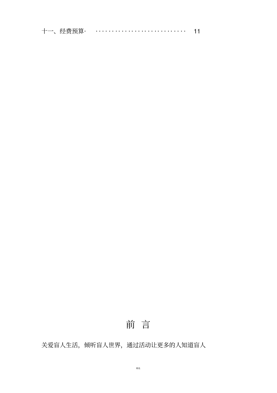 关爱盲人活动策划书_第3页