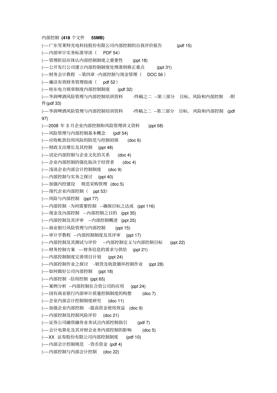 内部控制418个文件55MB概要_第1页