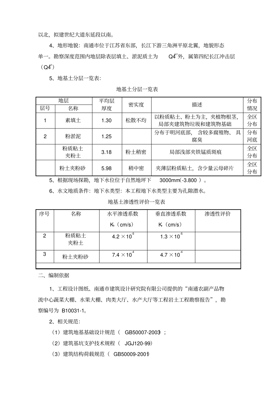 农副产品物流中心二期基坑方案_第3页