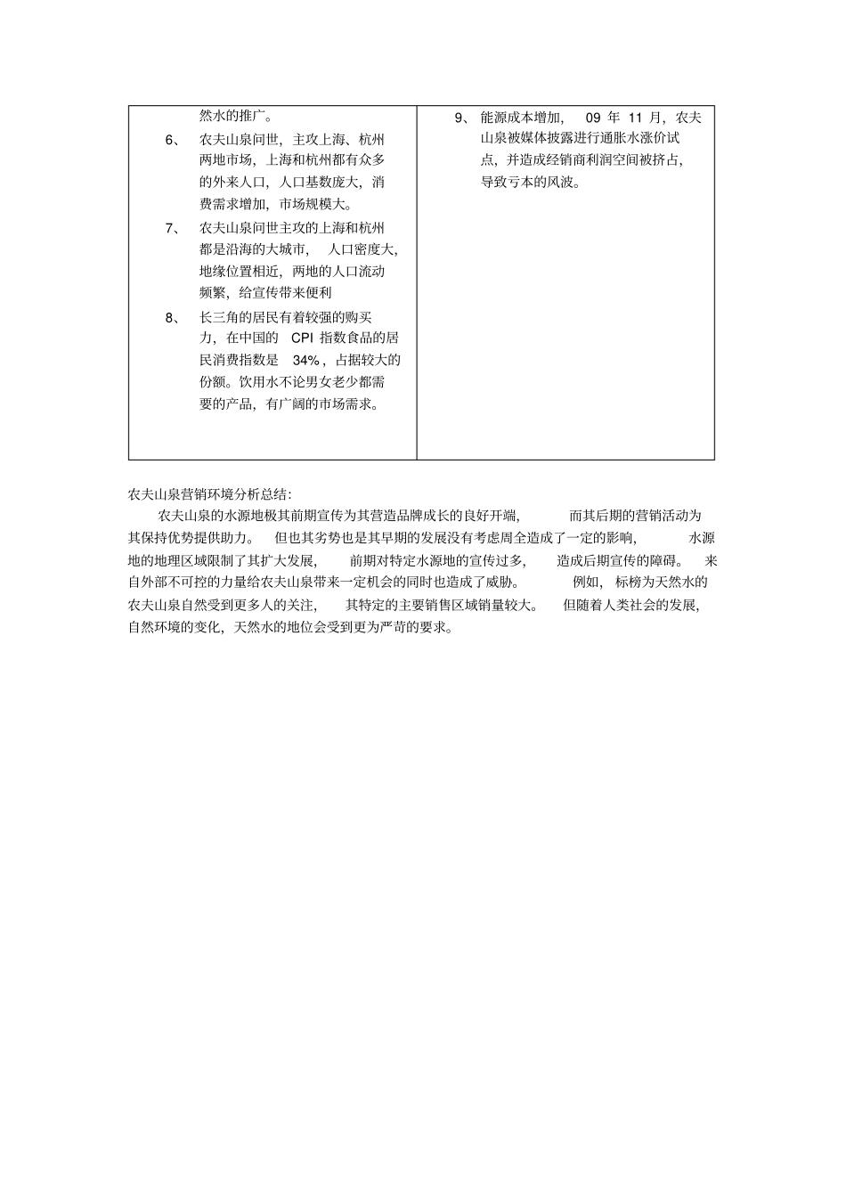 农夫山泉营销环境分析_第2页
