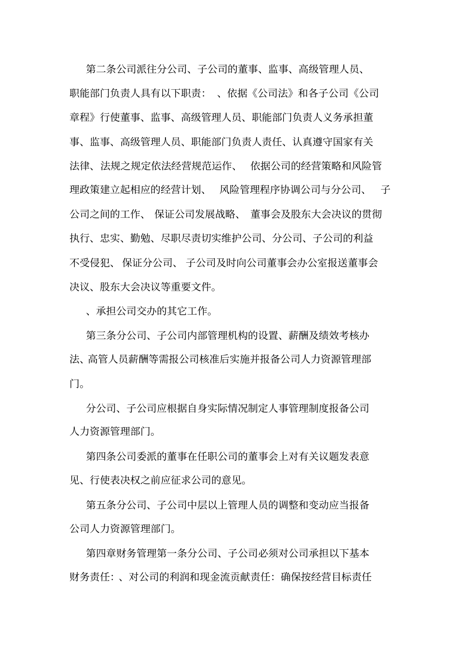 分子公司管理制度_第3页