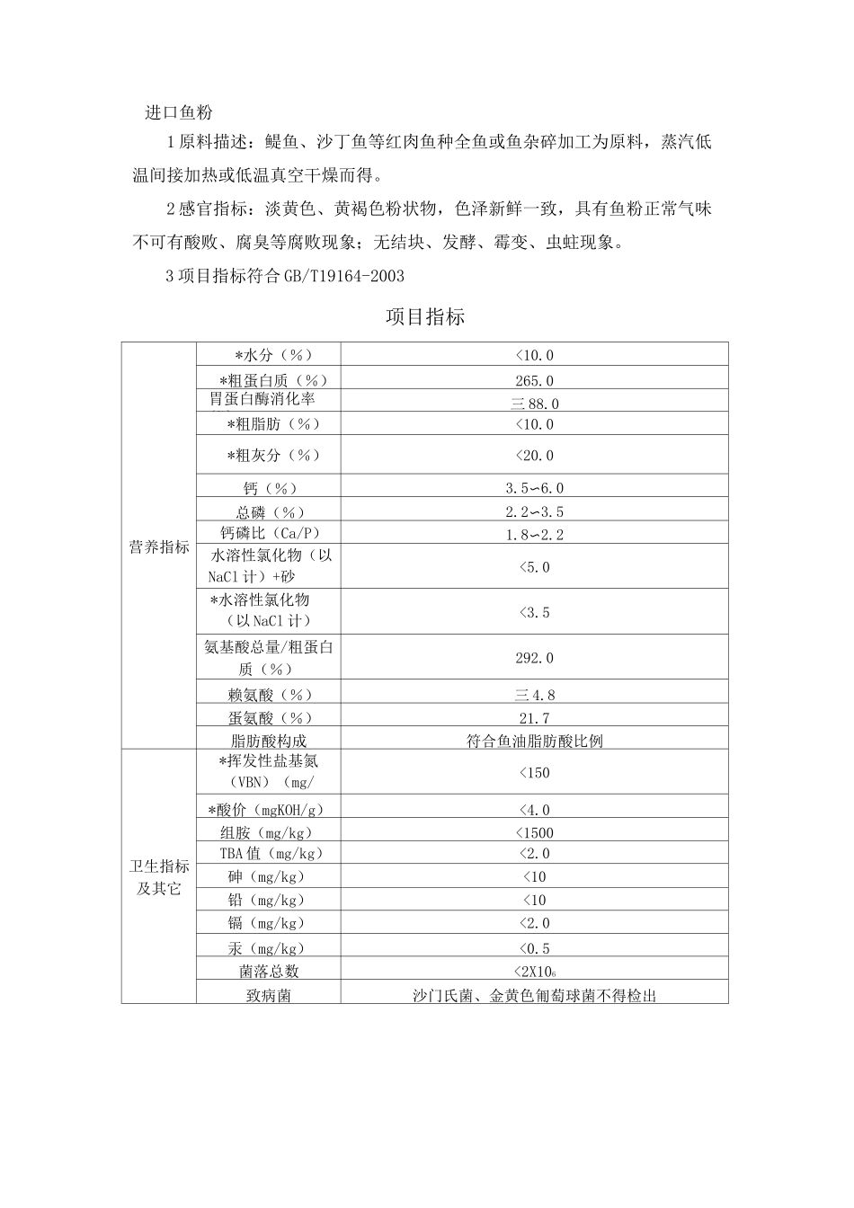 饲料原料质量要求_第3页