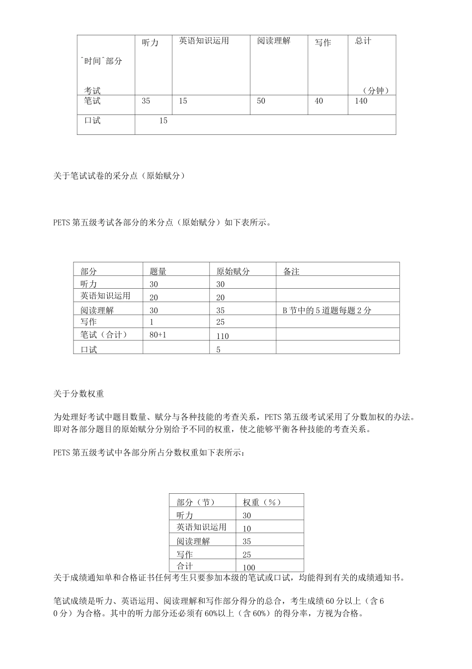 PET5英语考试大纲_第2页