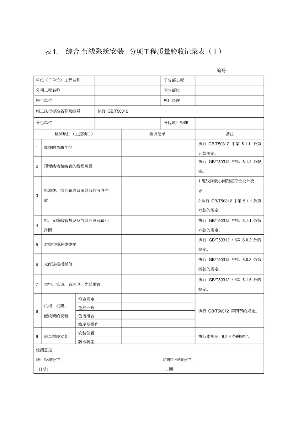 分项工程验收表37_第1页
