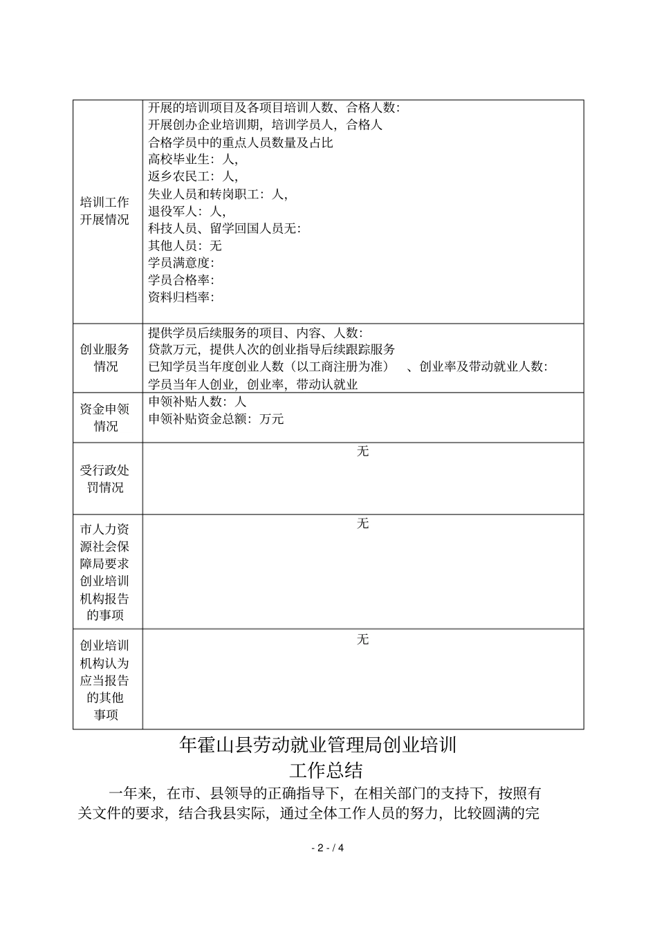 创业培训机构年报告_第2页