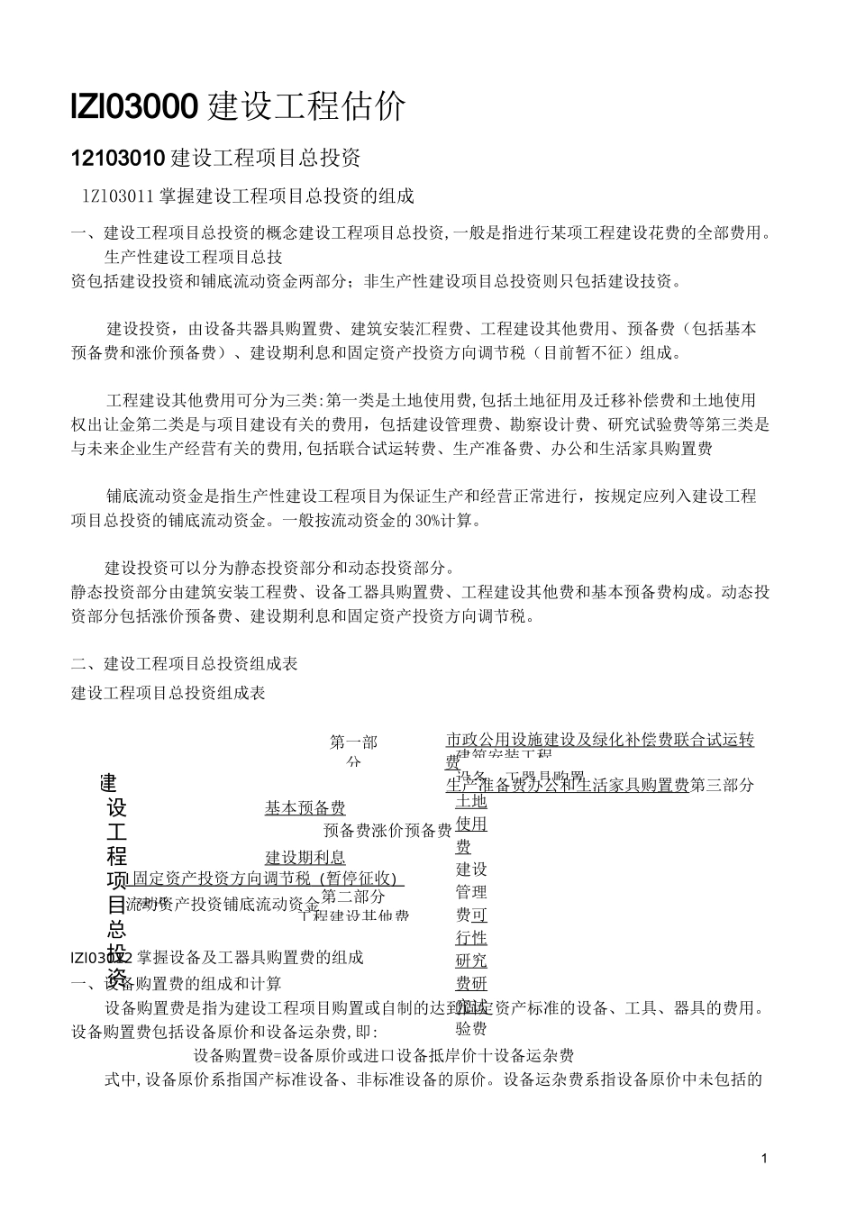 建设工程项目总投资_第1页