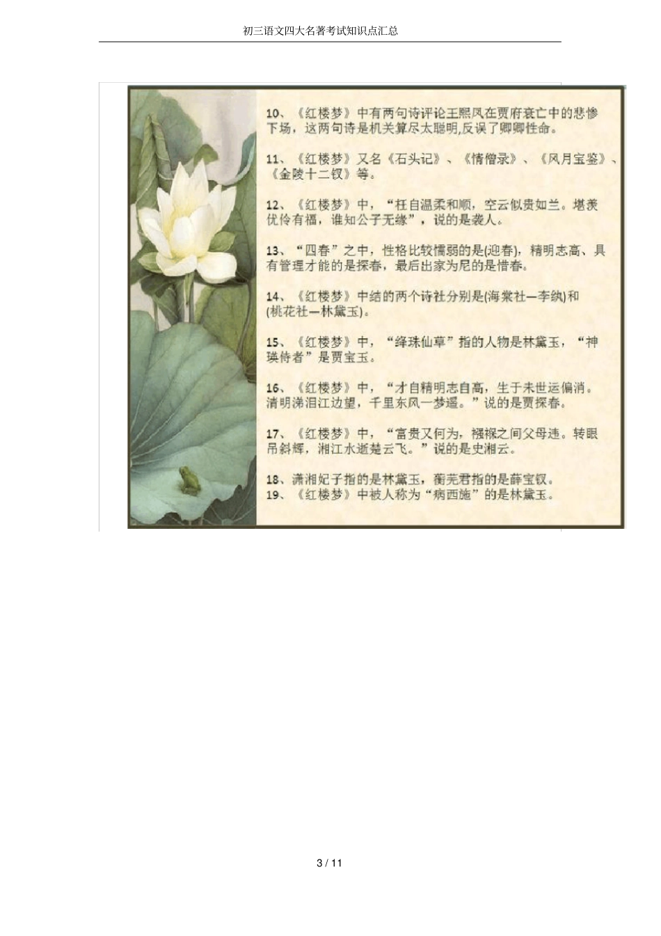 初三语文四大名著考试知识点汇总_第3页