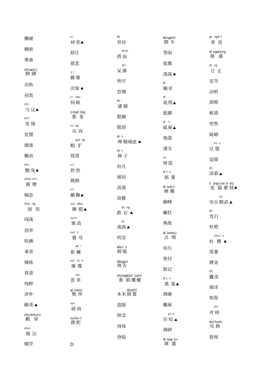 初中二级词汇表_第2页