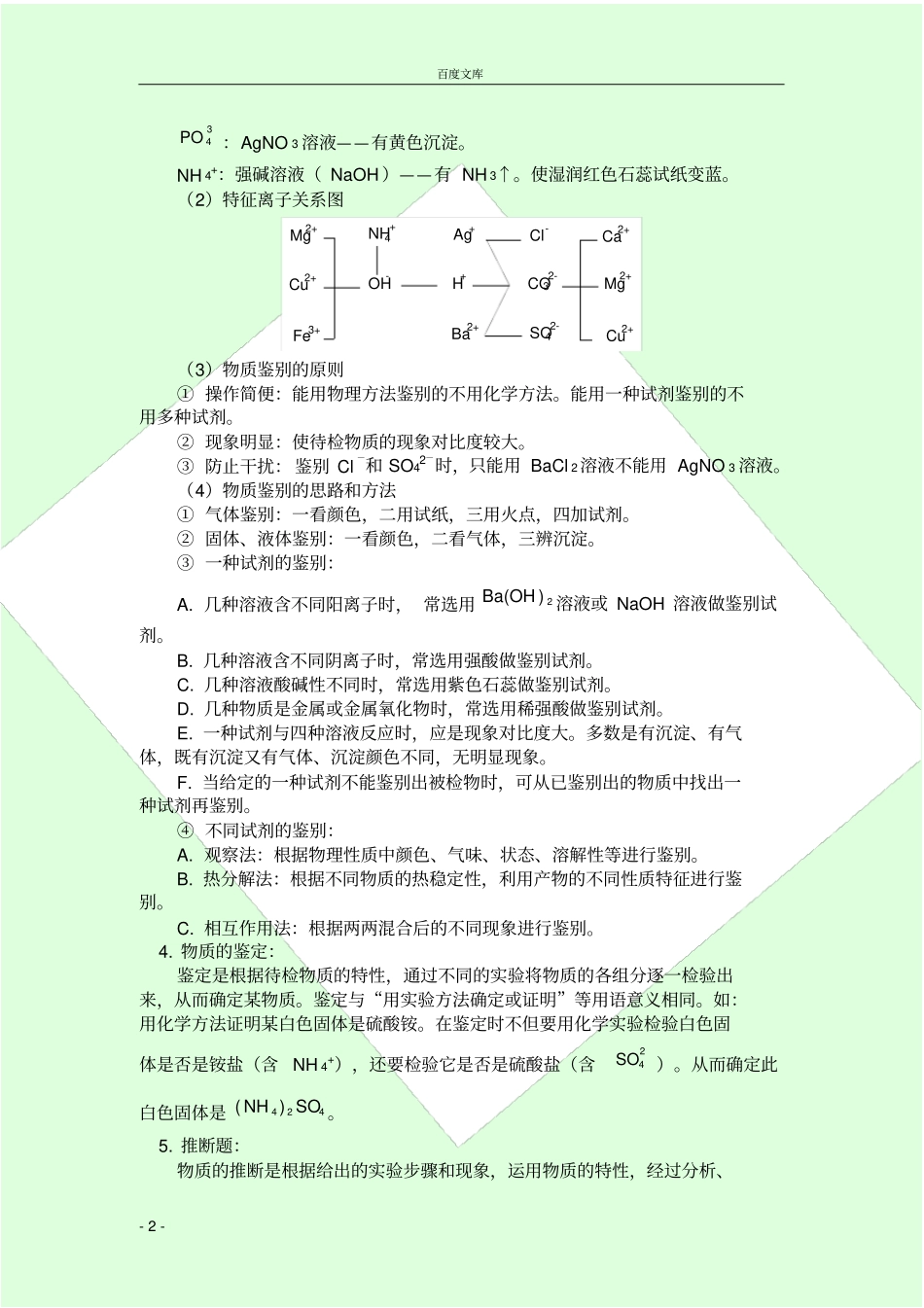 初中化学常见试验题型解题技巧总结_第2页