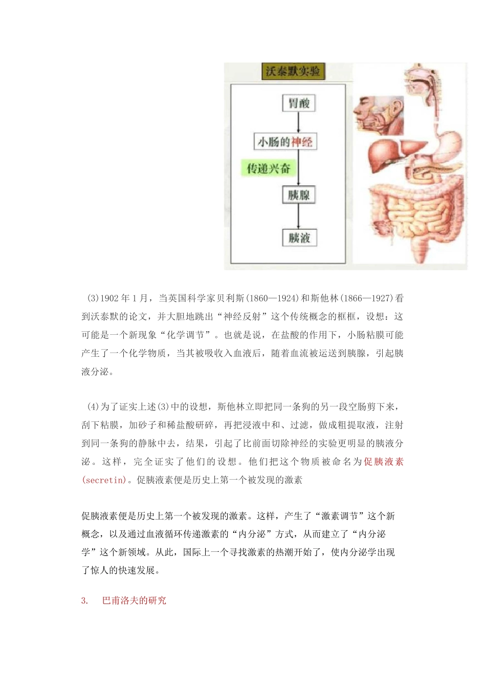 生物学选择性必修1《稳态与调节》科学史_第3页