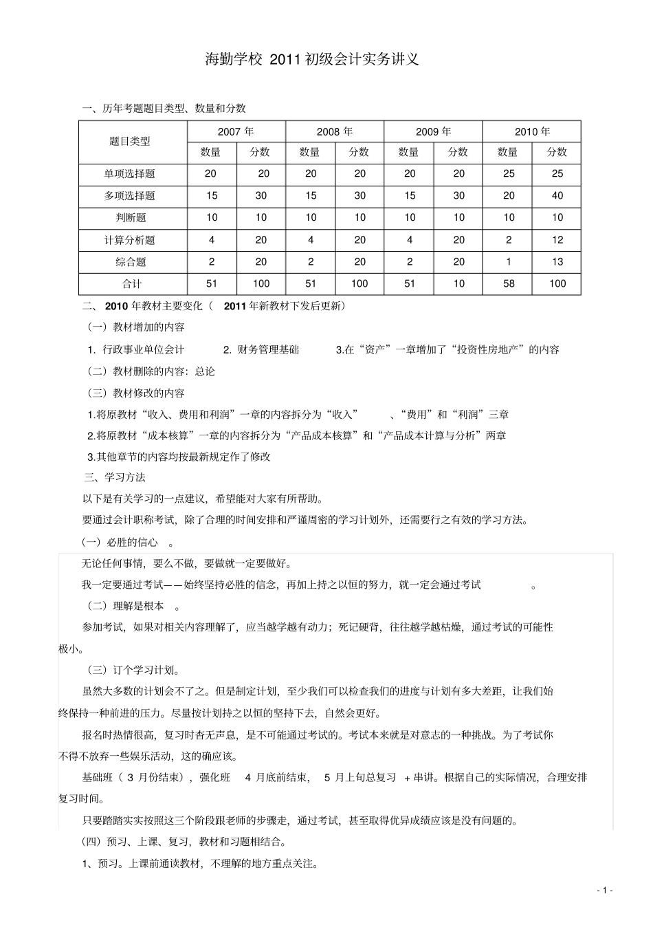 初级会计职称习题13_第1页