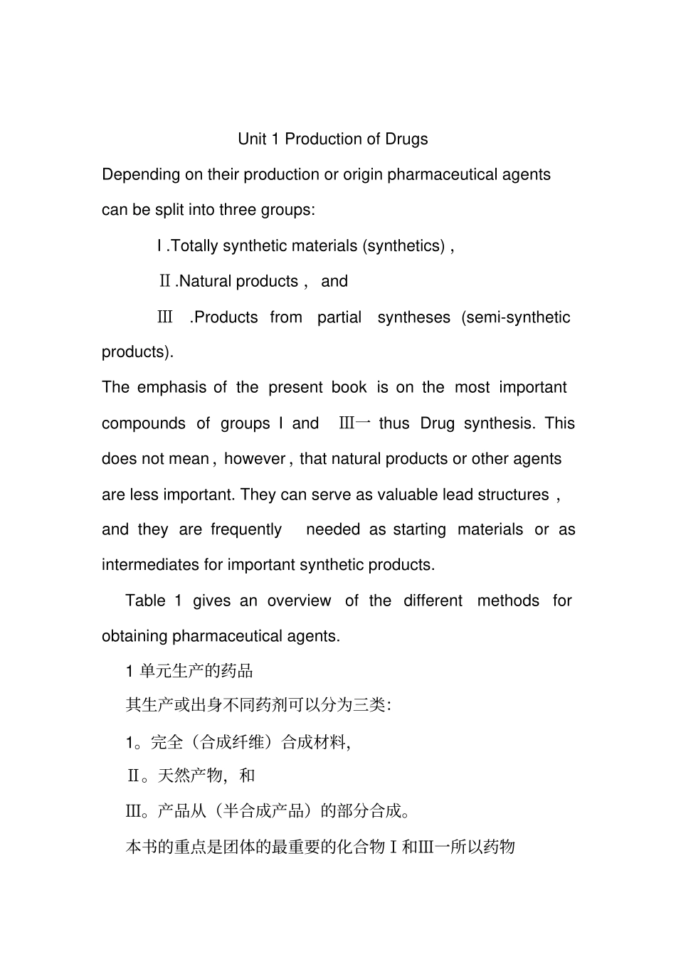 制药工程专业英语翻译吴达俊_第1页