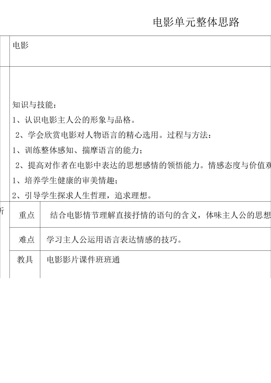 电影教案16课时_第1页