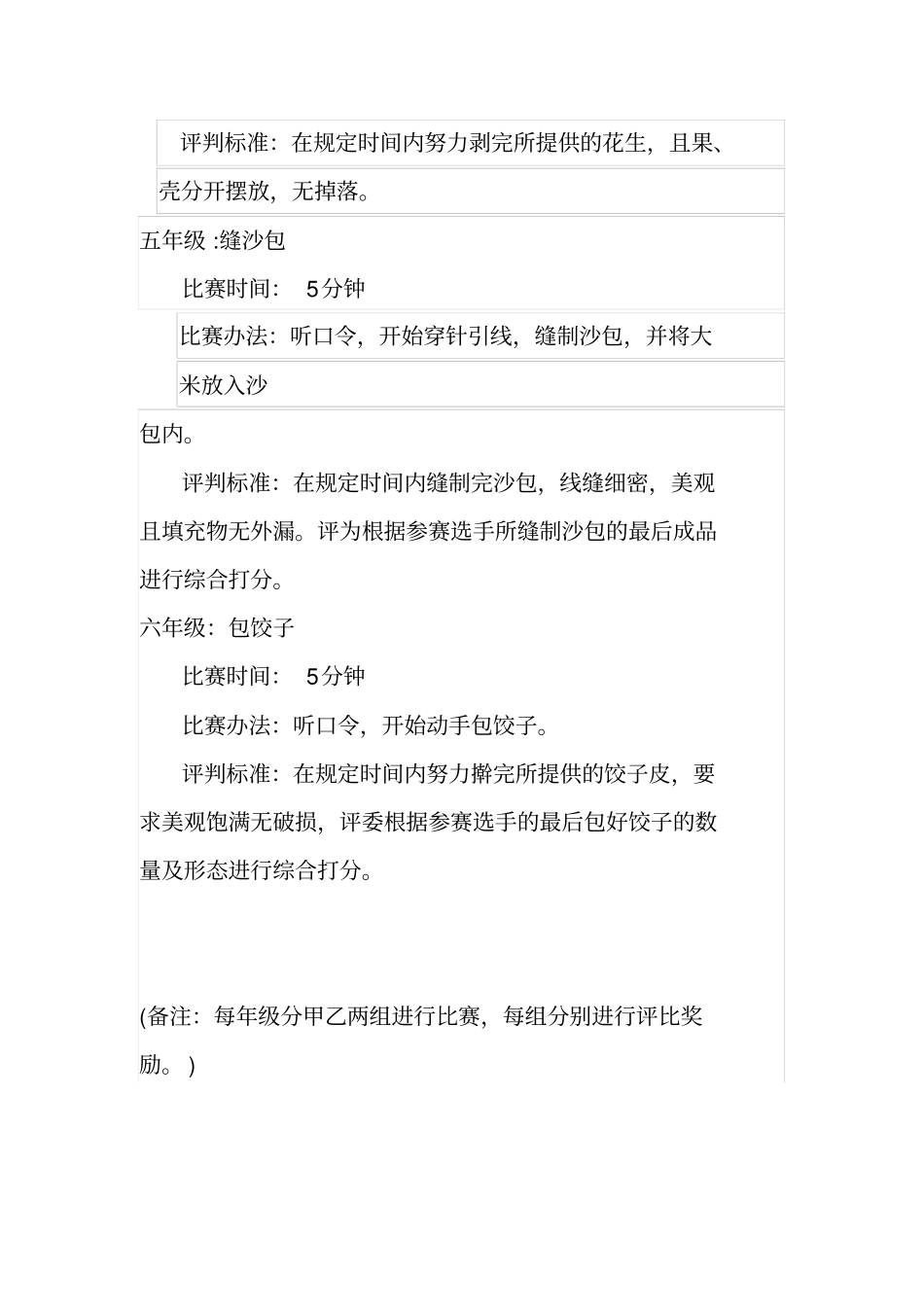 劳动技能大赛活动方案_第3页