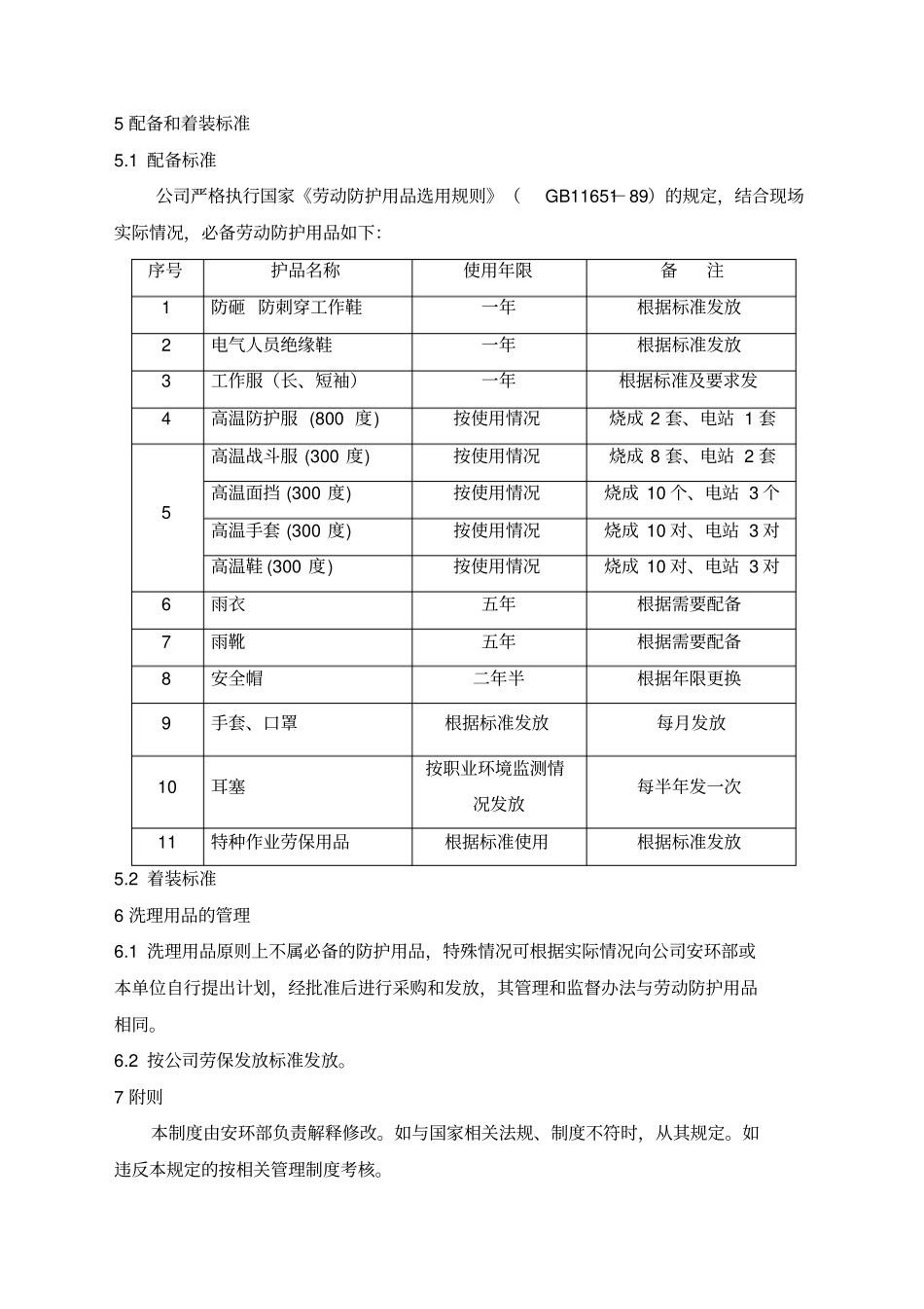 劳动防护用品管理规定_第2页