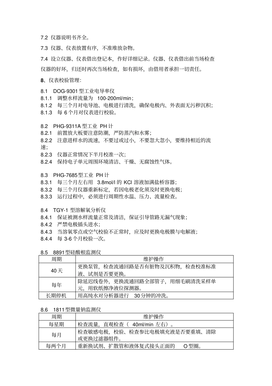 化学仪器、仪表管理制度_第2页