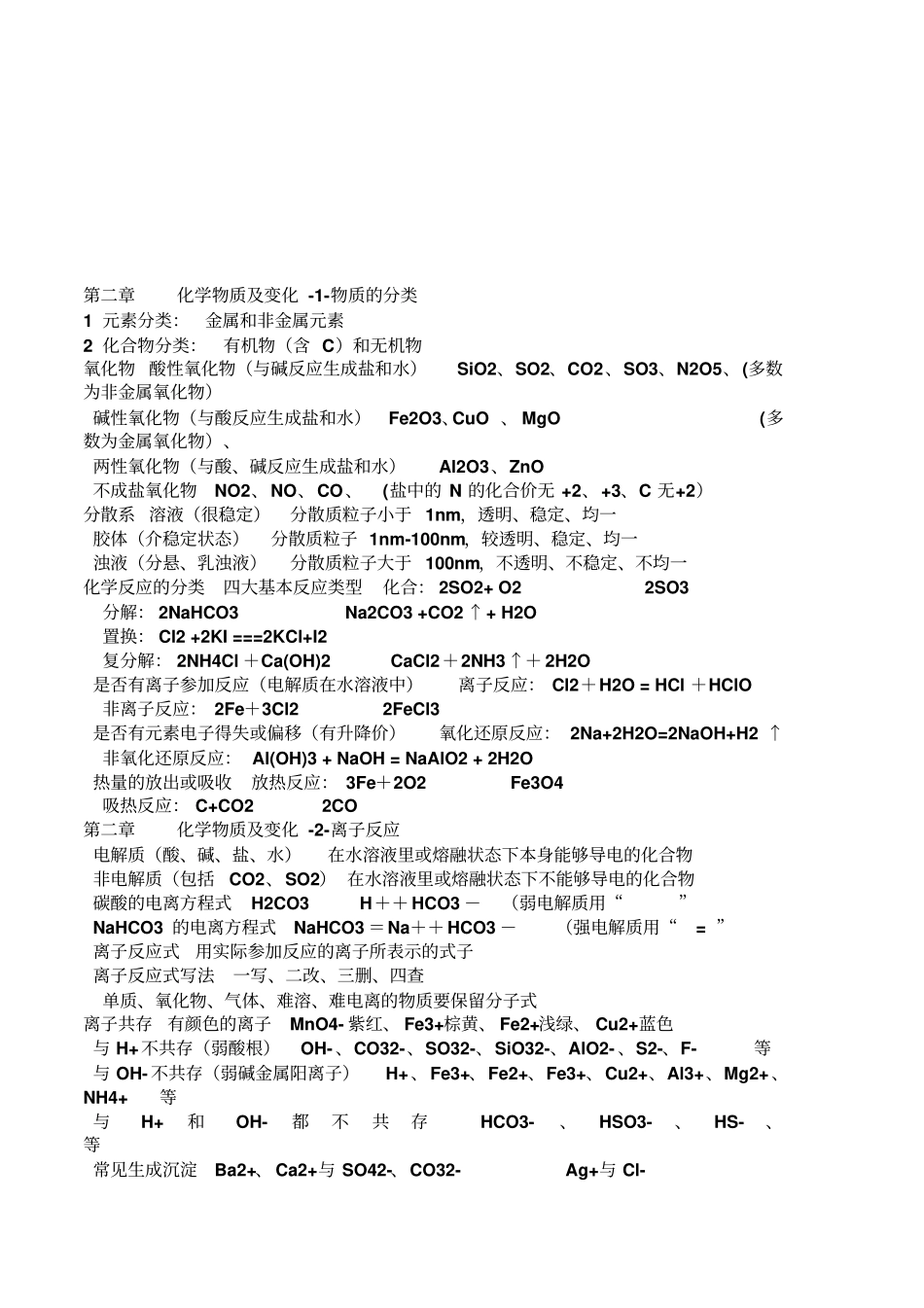 化学会考复习提纲_第2页