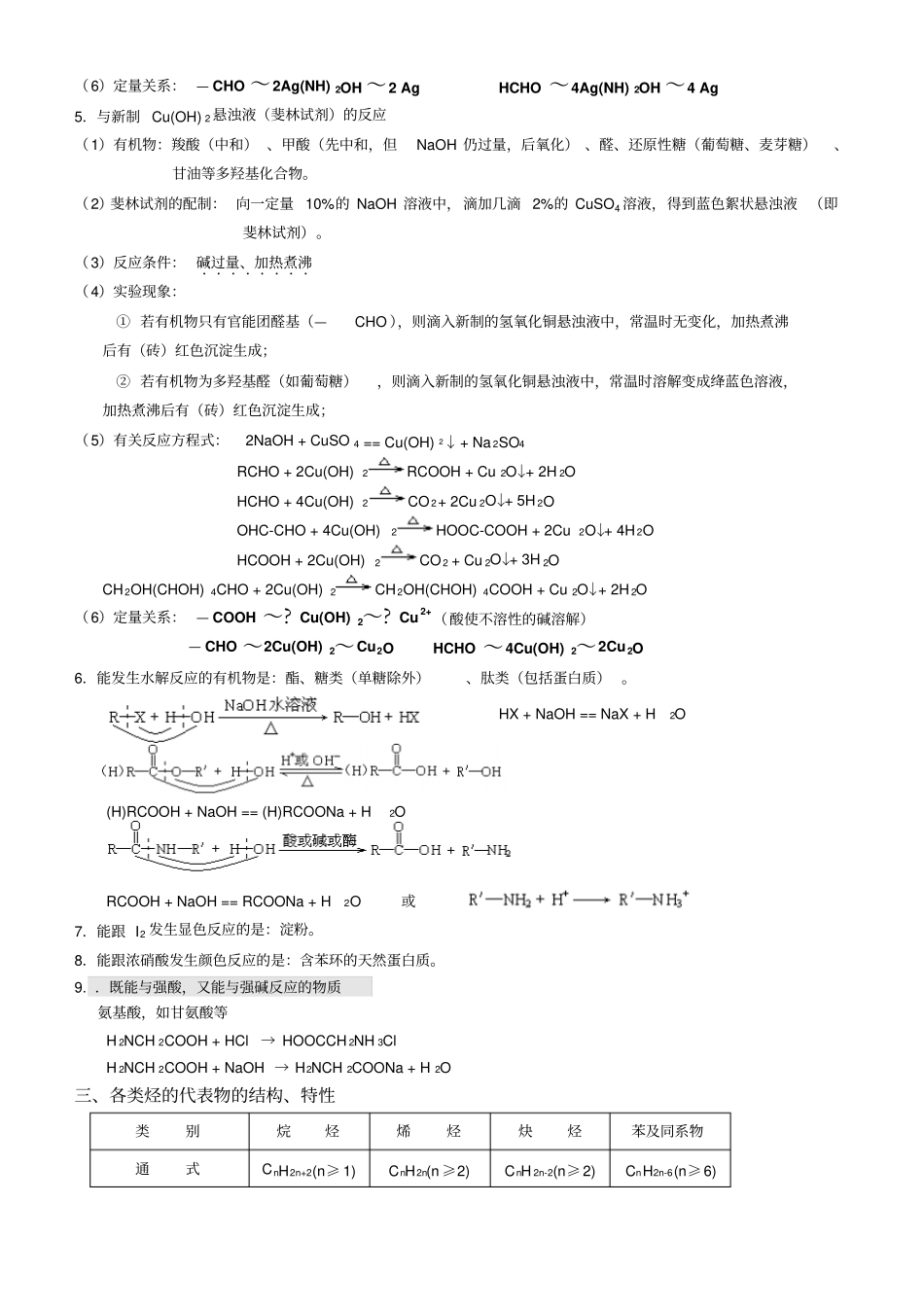 化学有机复习剖析_第3页