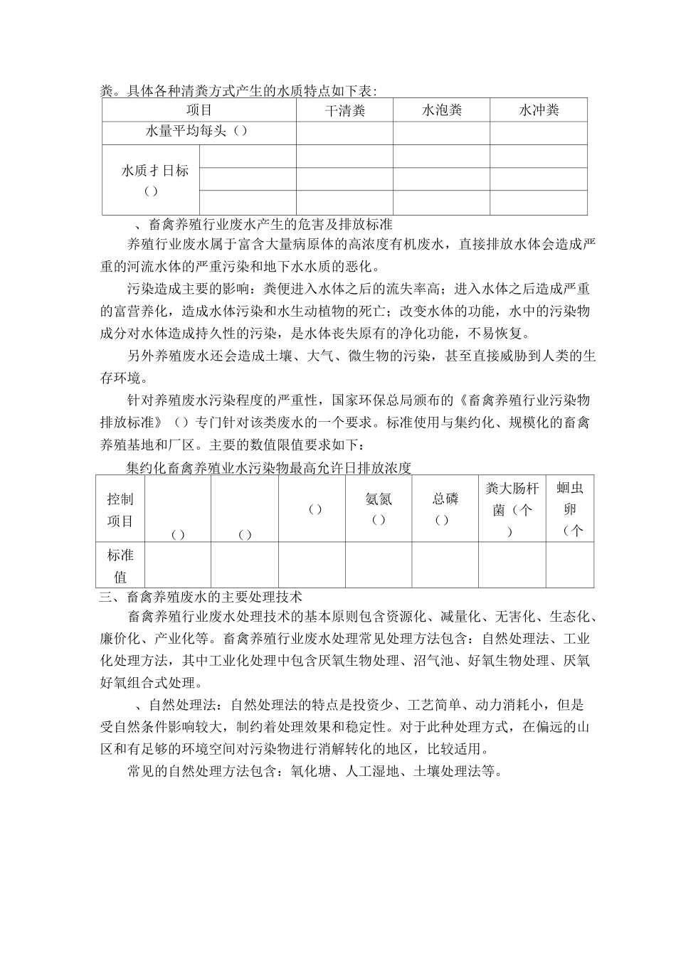 畜禽养殖场废水处理及资源化利用_第2页