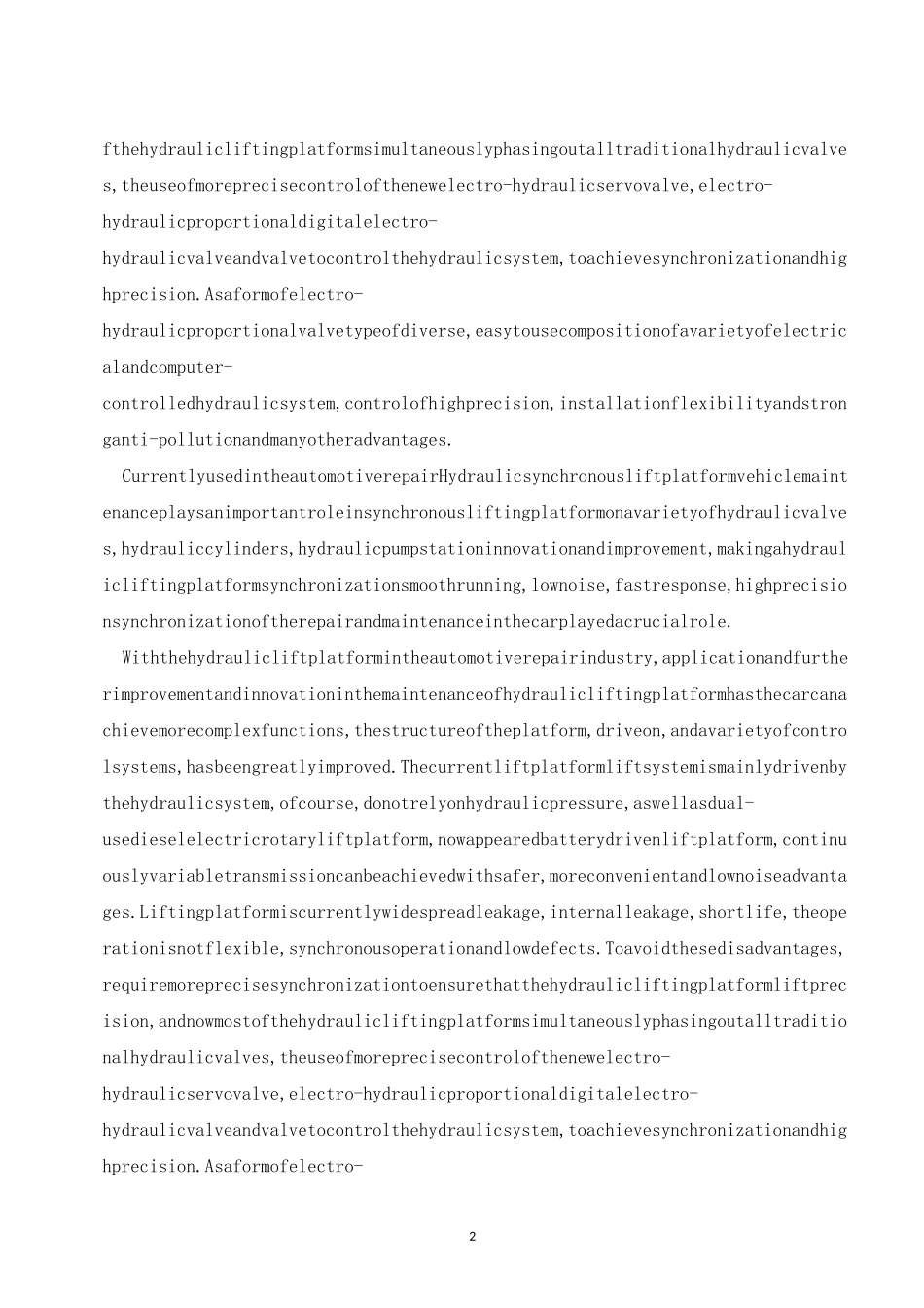 液压升降平台-液压升降车毕业课程设计外文文献翻译、中英文翻译_第2页