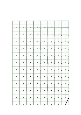 0-9数字字帖标准格式