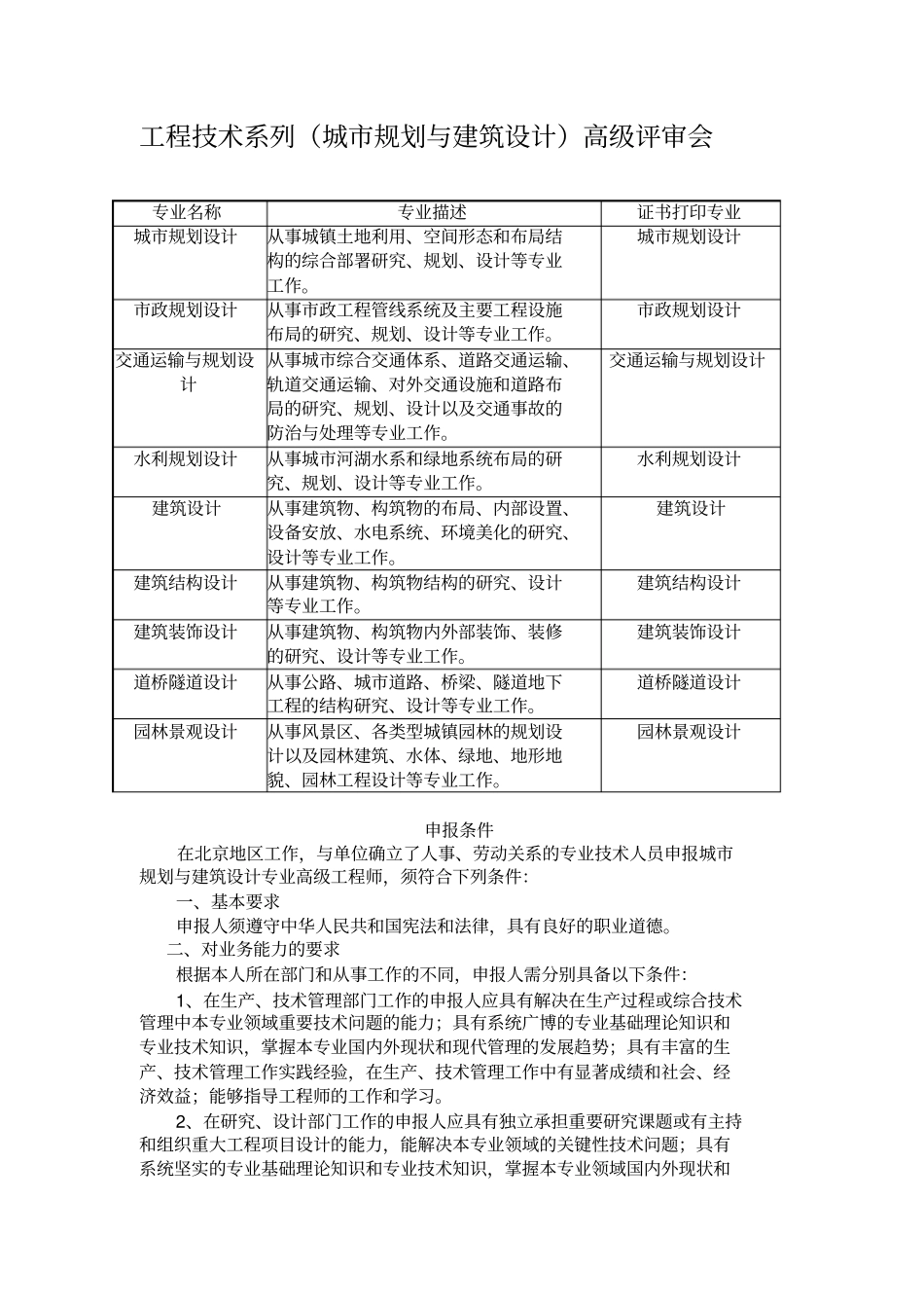 北京高级职称申报要求_第1页