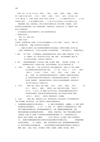 北大外院世界文学诗歌考点综述