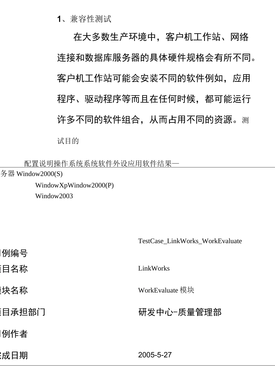 软件测试用例实例非常详细_第1页