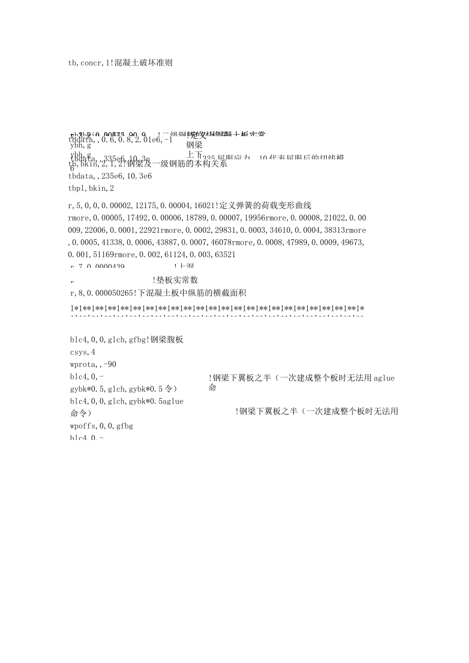 组合梁ansys建模(用弹簧模拟滑移)._第2页