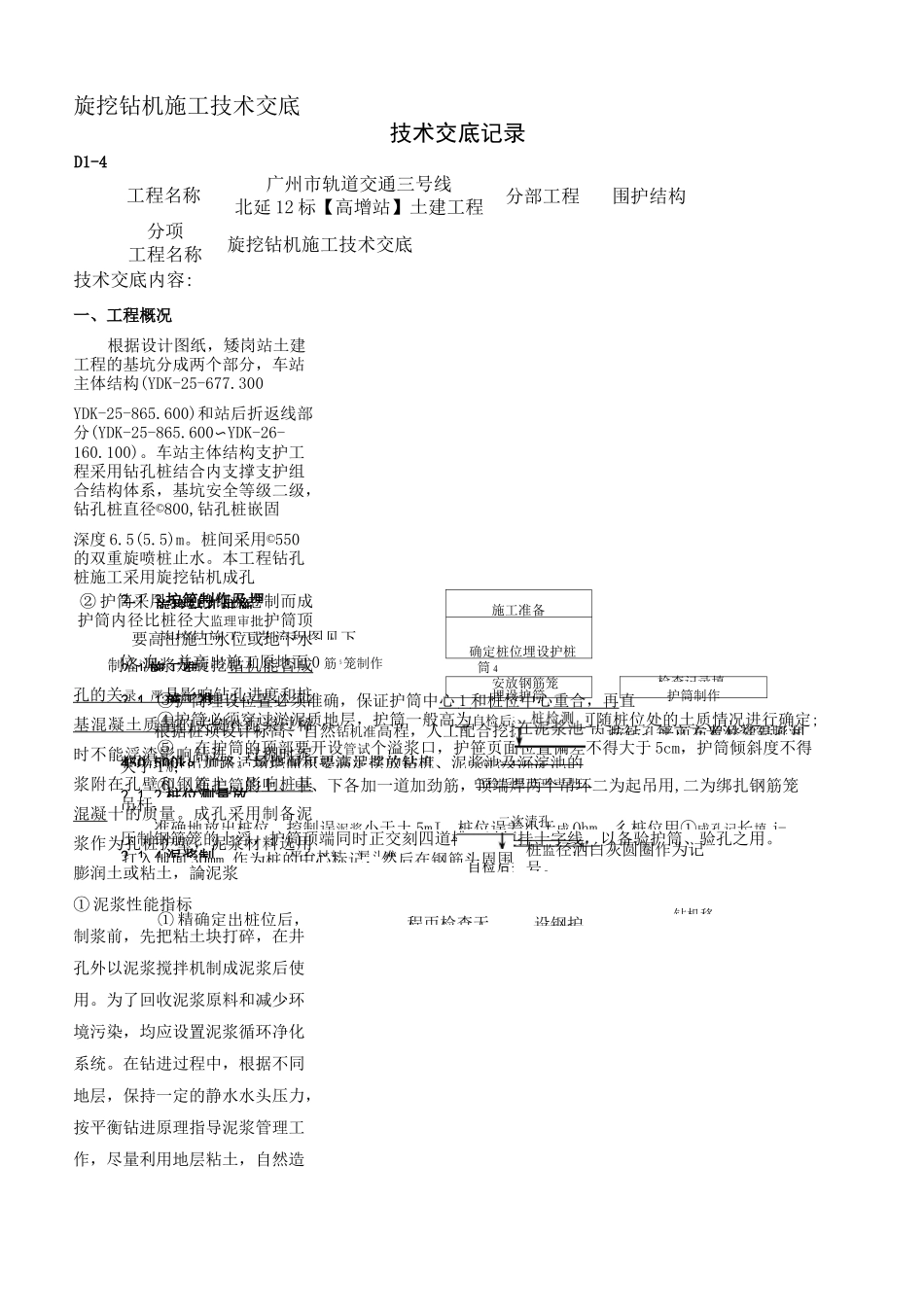 旋挖钻机施工技术交底_第1页