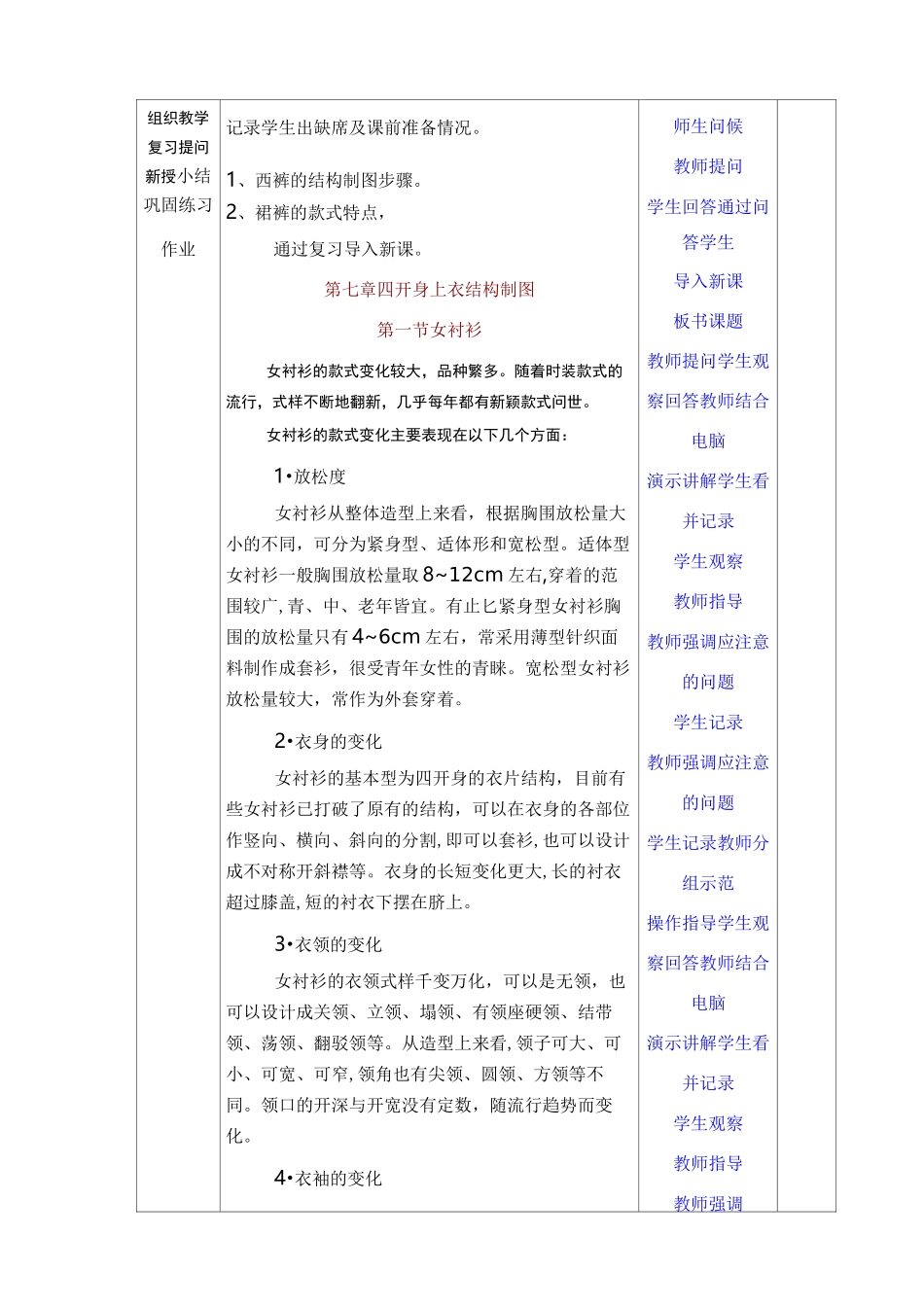 女衬衫制图教案_第3页