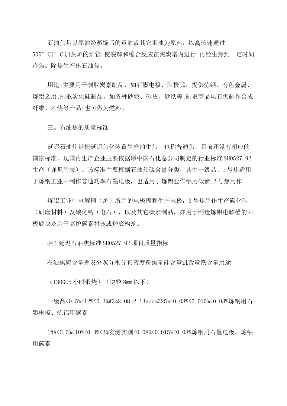 石油焦知识大全_第2页