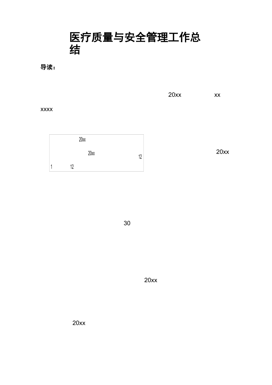 医疗质量与安全管理工作总结_第1页