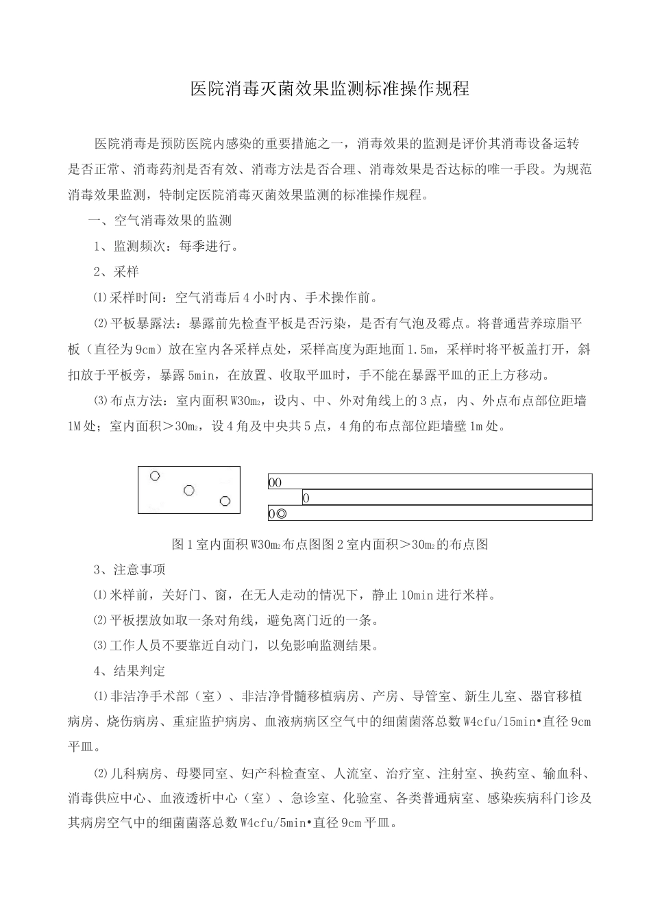 医院消毒灭菌效果监测标准操作规程_第1页