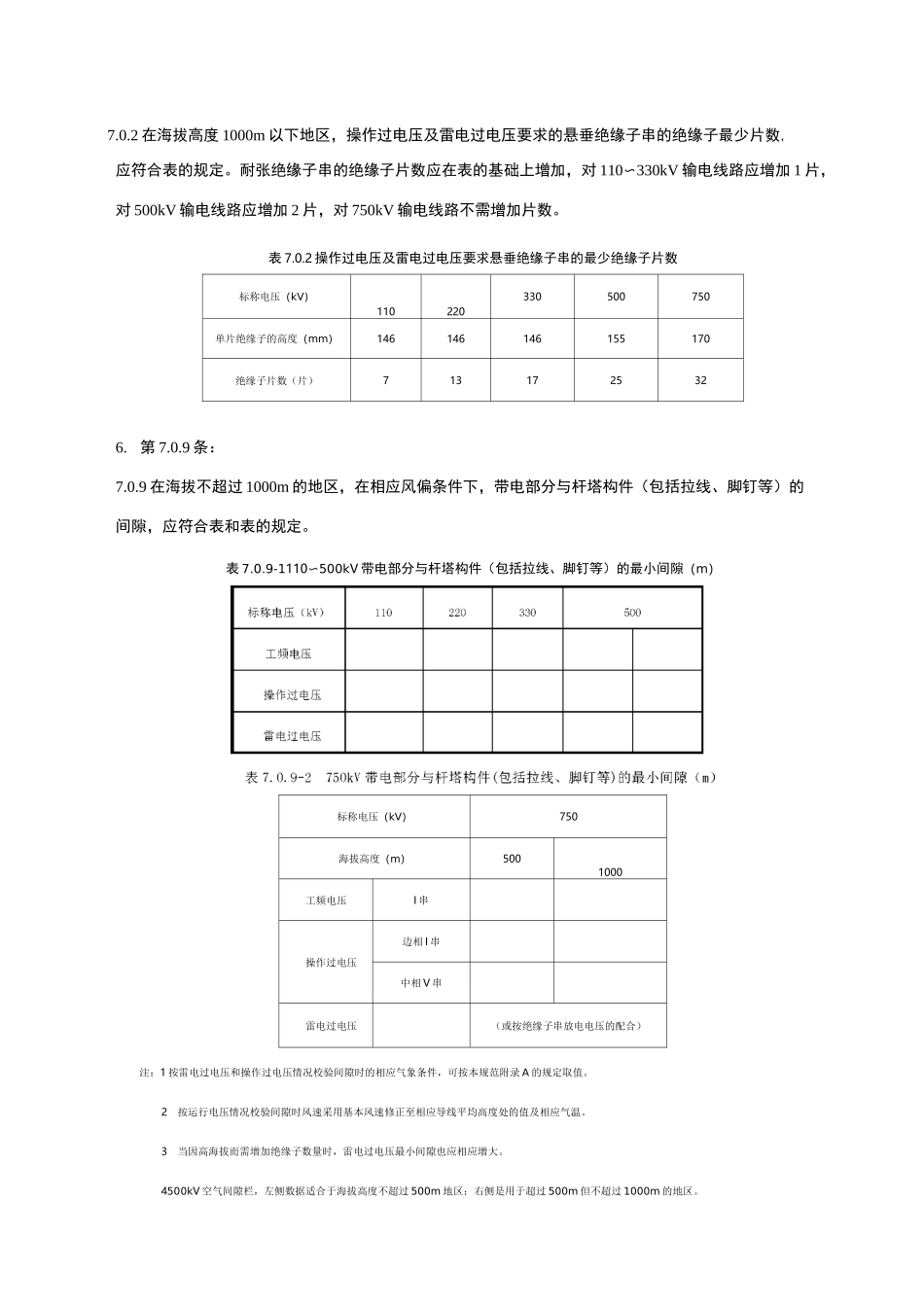 110kv~750kv架空输电线路设计规范(gb 50545-) 强制性条文 word整理版_第2页