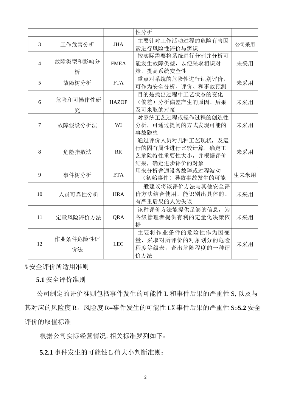 (风险管理)风险评价准则_第2页