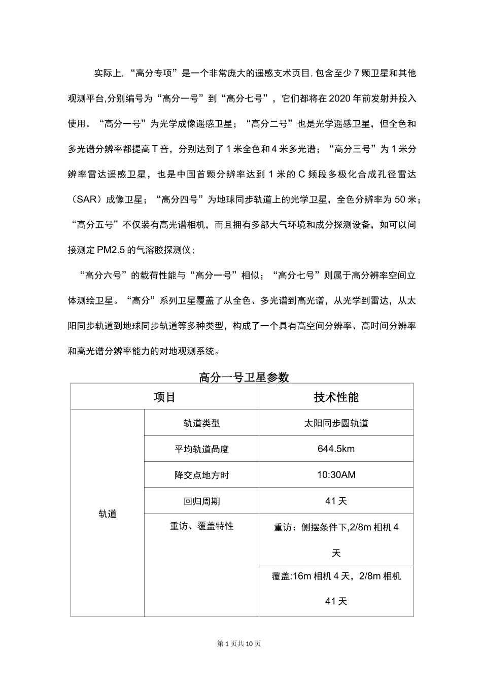 高分系列卫星_第1页