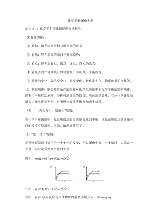 化学平衡图像学案