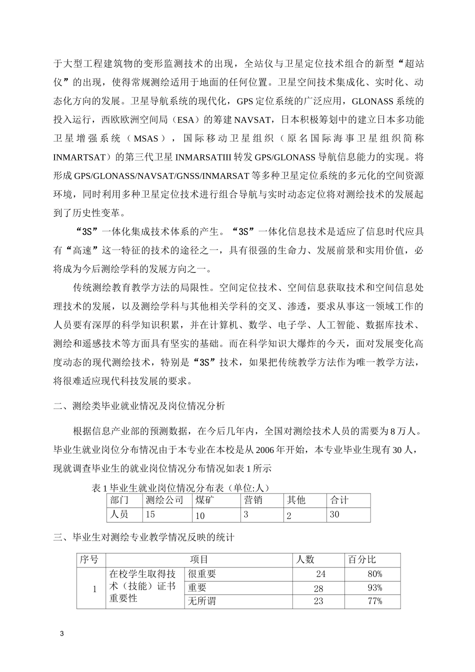 测绘专业人才需求调研报告范文_第3页