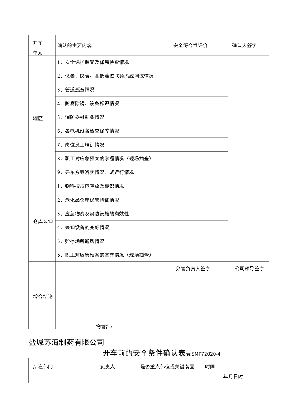 开车安全条件确认表_第3页