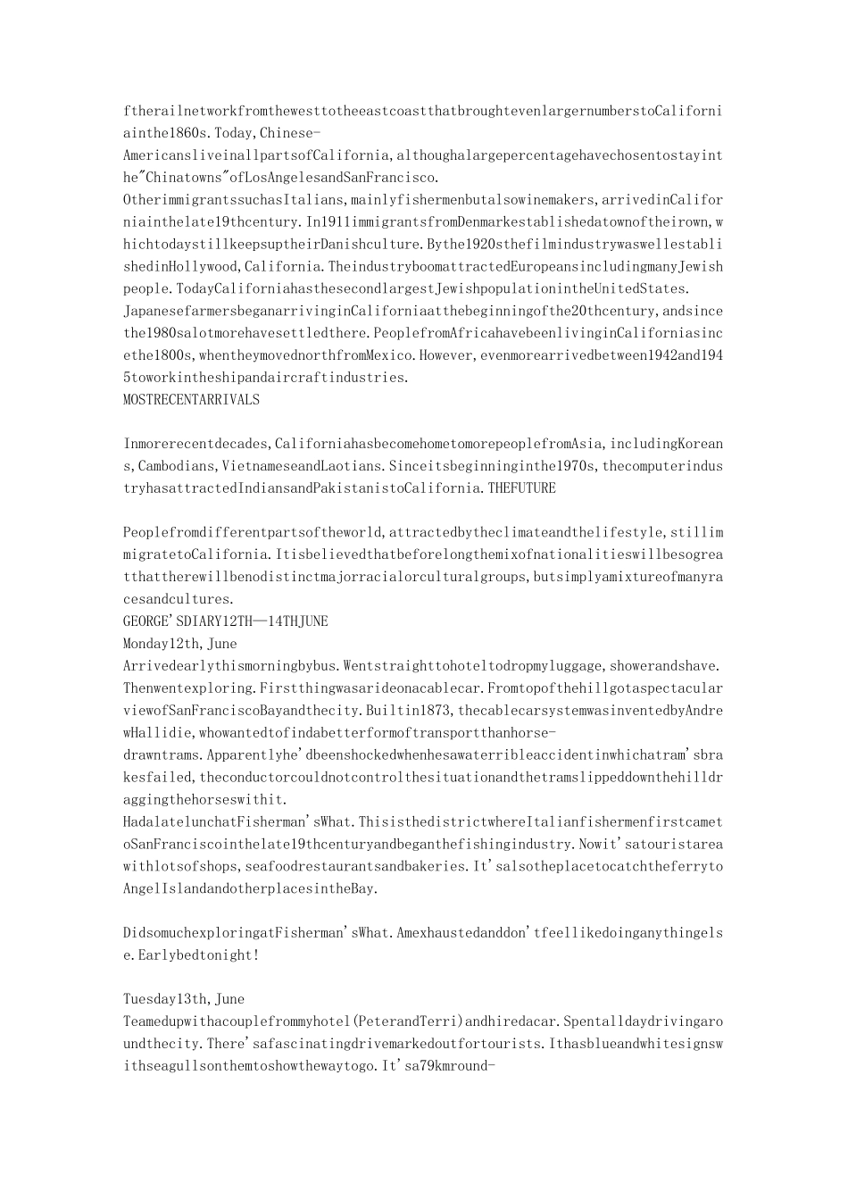 人教课标版高中英语选修8 课文及翻译_第2页