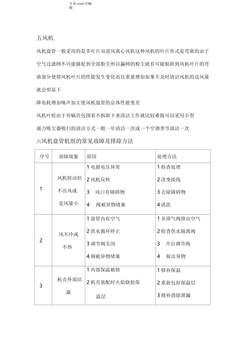 风机盘管维护与保养_第3页