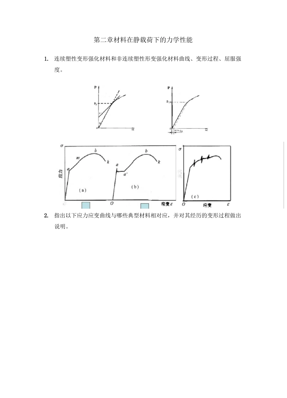 材料力学性能复习_第1页