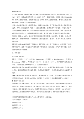 Acetate 醋酸纤维素
