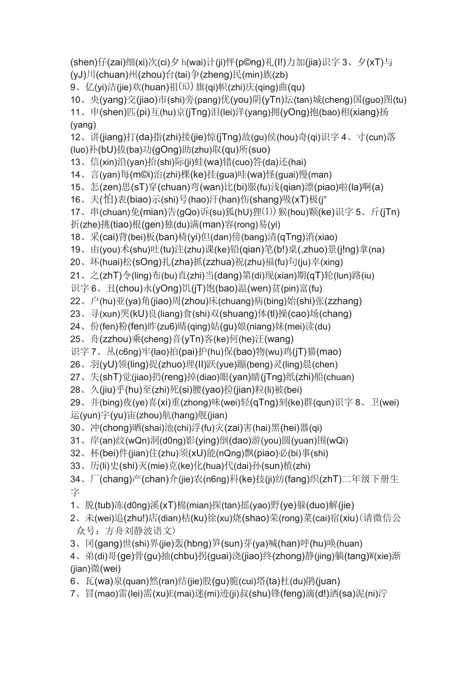 小学所有生字_第3页
