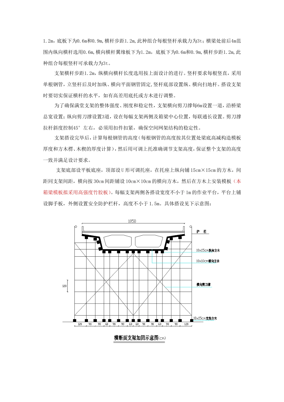 现浇箱梁支架搭设与受力验算_第2页